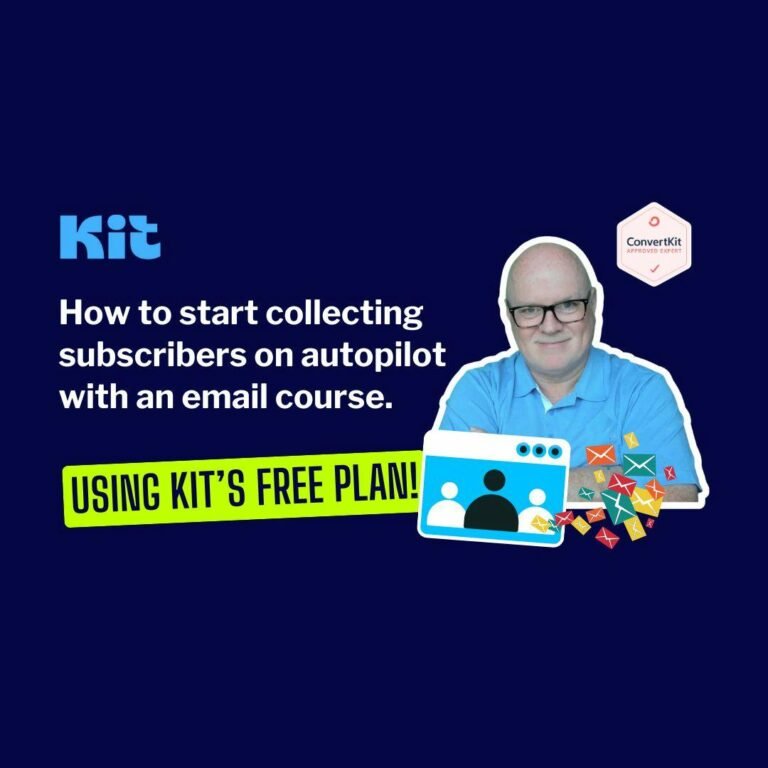 How to start collecting subscribers for free with an email course.