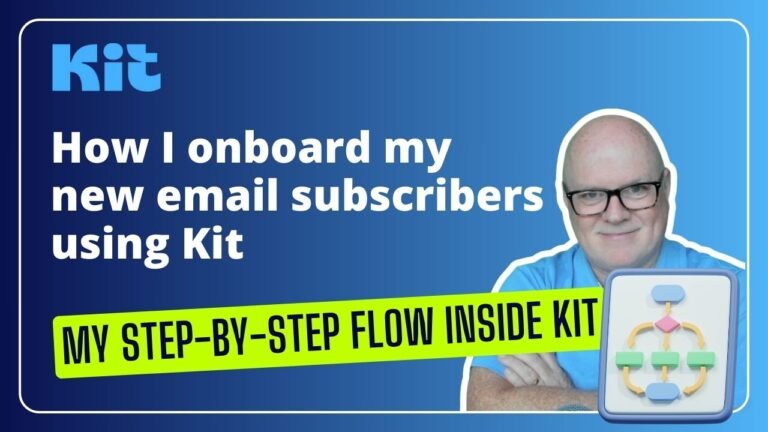 How I onboard my new email subscribers using Kit