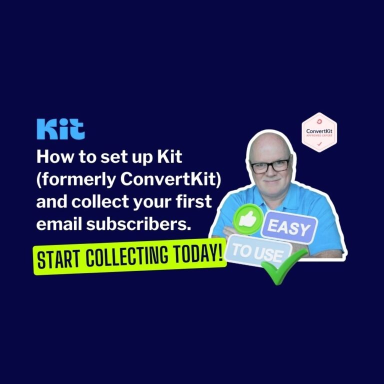 How to set up Kit (formerly ConvertKit) and collect your first email subscribers.