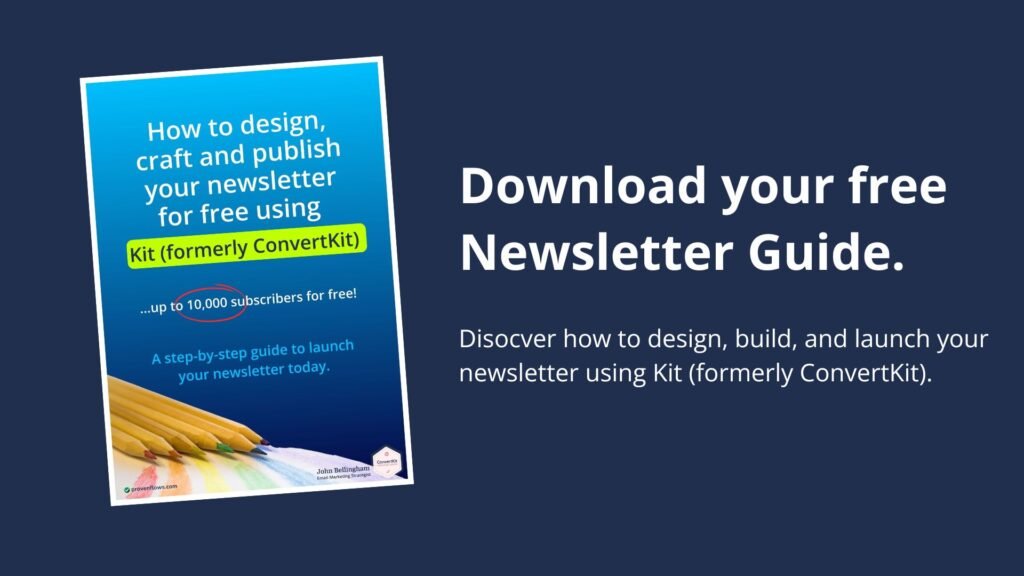 free newsletter guide for Kit (formerly ConvertKit)