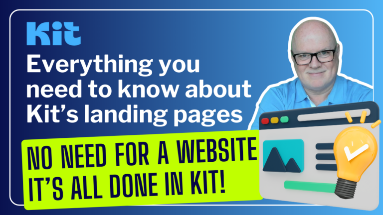 Everything you need to know about Kit’s landing pages