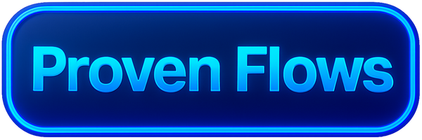 Proven Flows Logo Neon Sign